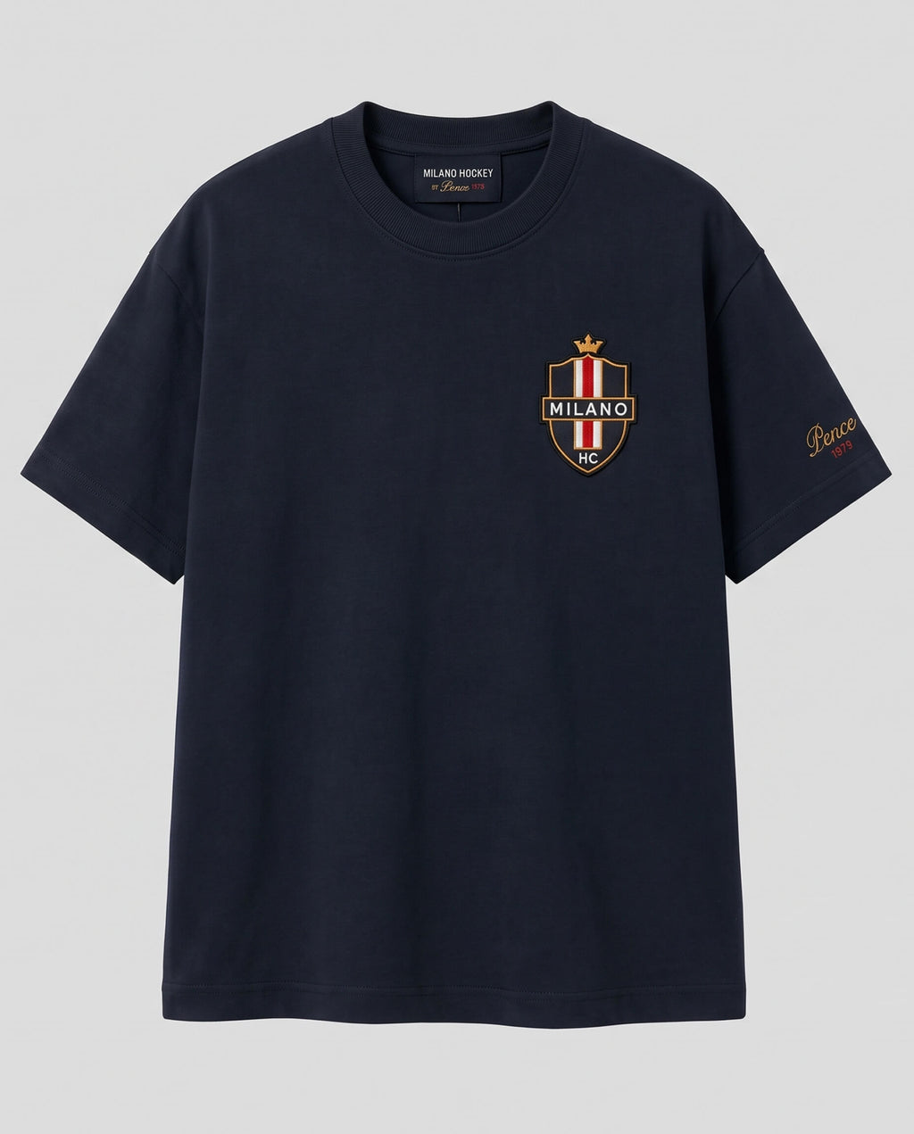 Classic Crest Tee - Navy