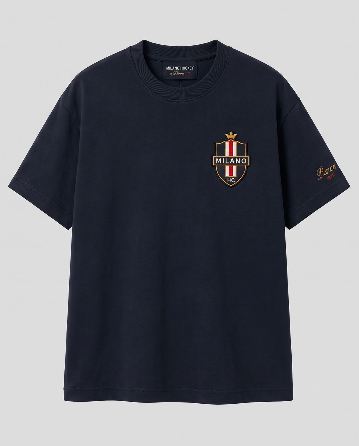 Classic Crest Tee - Navy