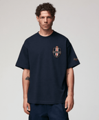 Classic Crest Tee - Navy