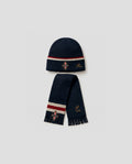 Sciarpa e Berretto Retro Stripe Bambino